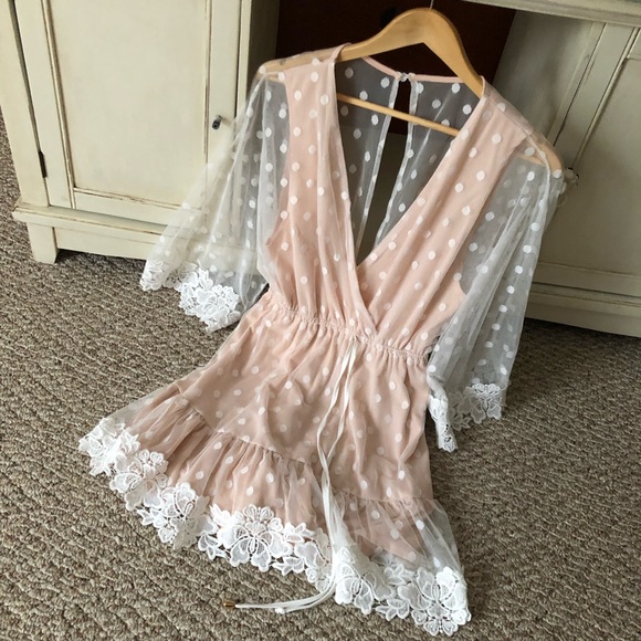 Mesh Lace Dress - Picture 4 of 7